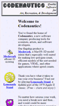 Mobile Screenshot of codenautics.com