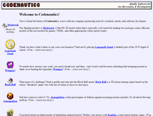 Tablet Screenshot of codenautics.com